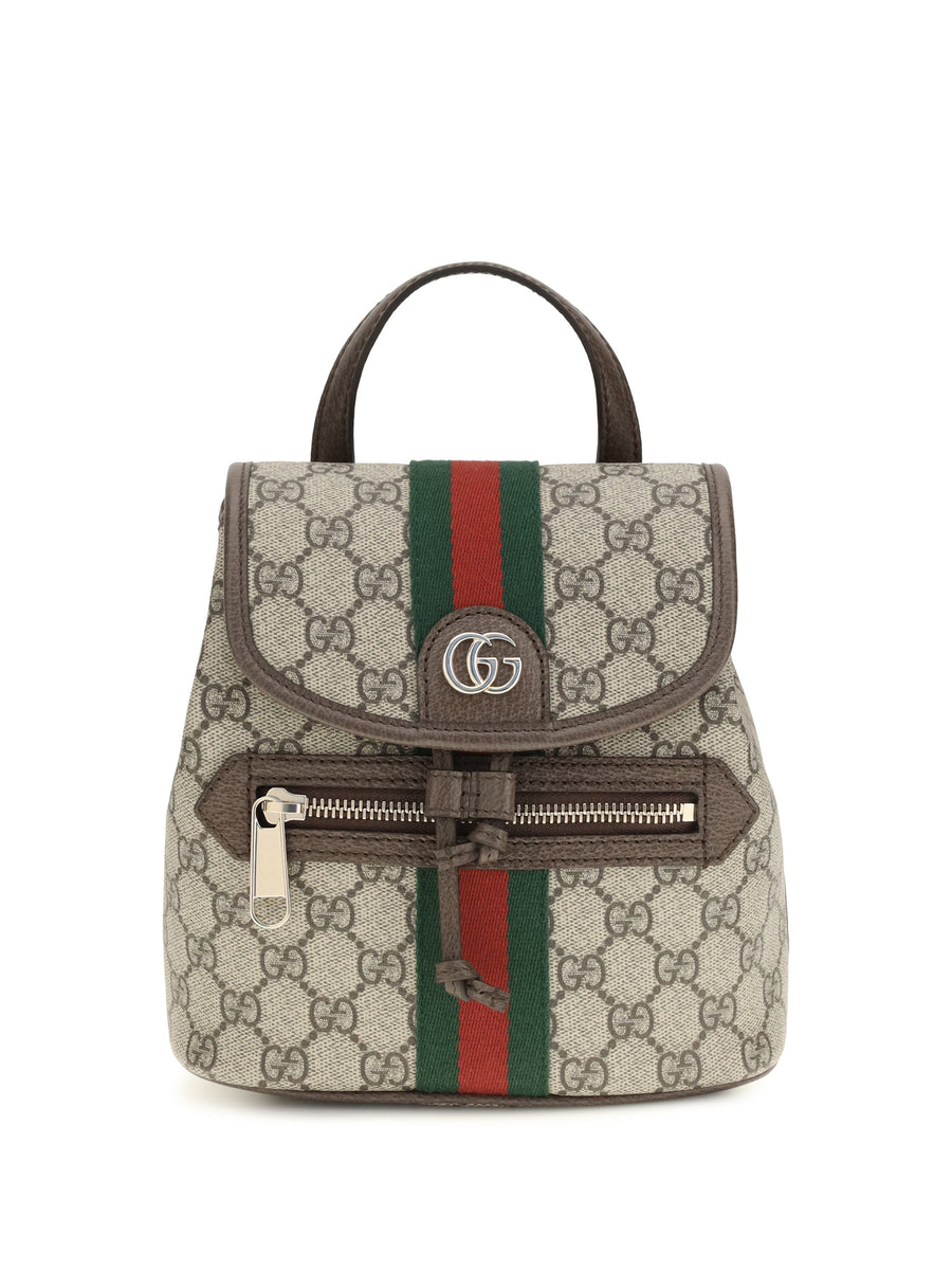 Gucci Coated GG monogram fabric backpack in beige