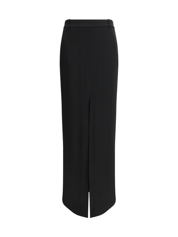 Tom Ford Outer: 73% acetate skirt in black