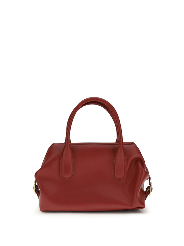 Themoirè 100% Others Materials top handle bag in red