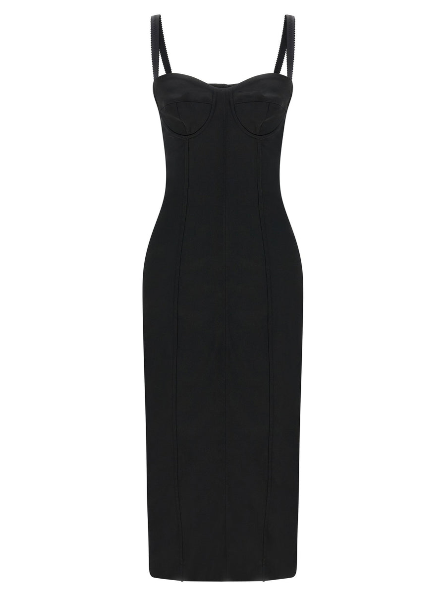 Dolce & Gabbana Sicily Dress — Black
