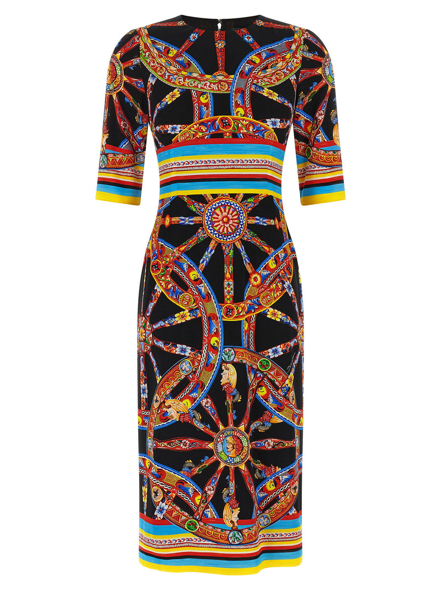 Dolce & Gabbana Carretto Dress — Black
