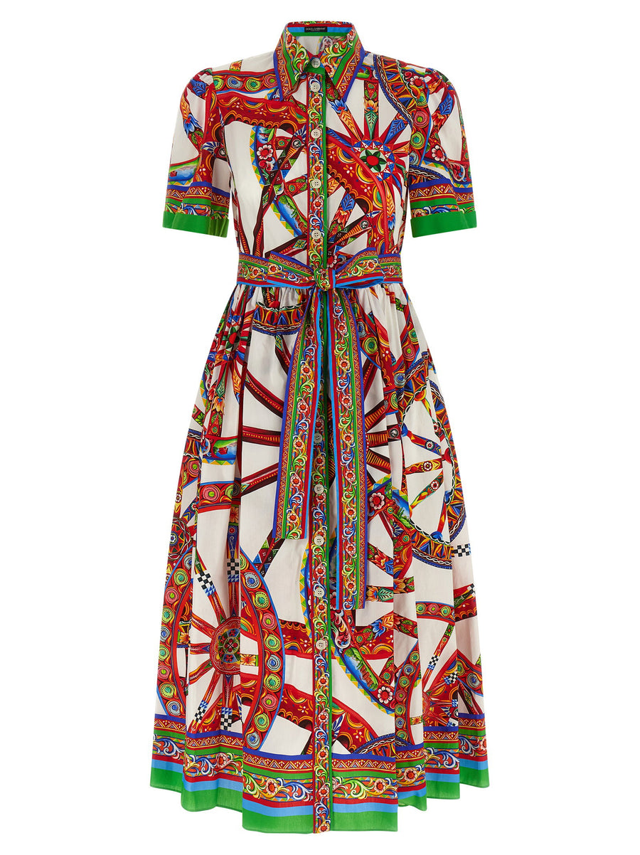 Dolce & Gabbana Carretto Dress — Multicolor