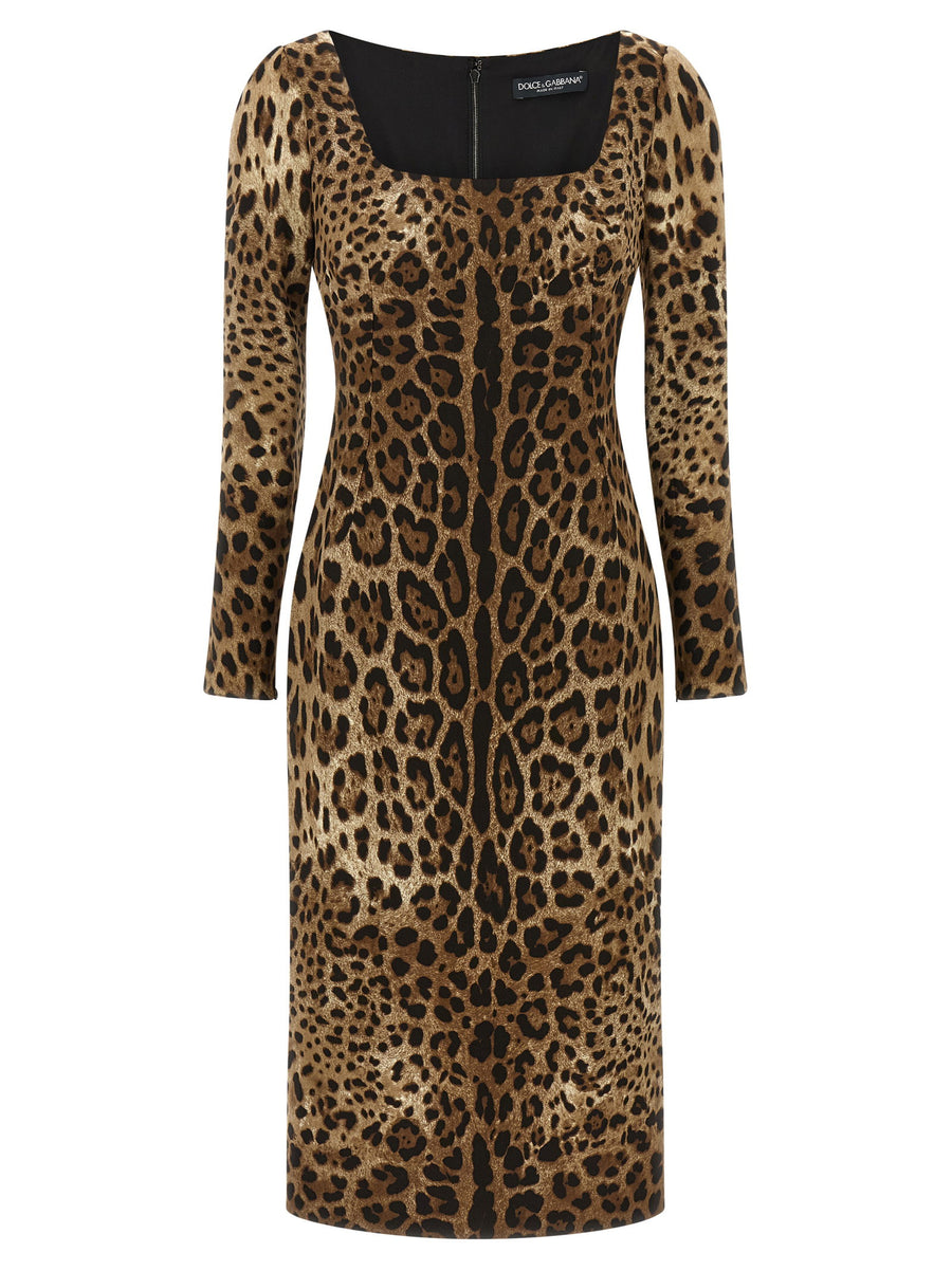 Dolce & Gabbana Leo Dress — tan