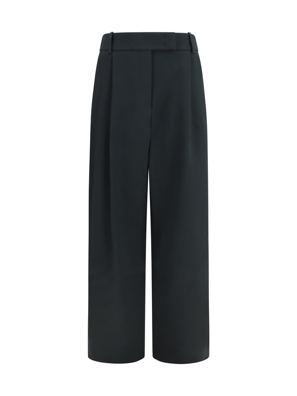 Giorgio Armani 100% Silk trousers in black