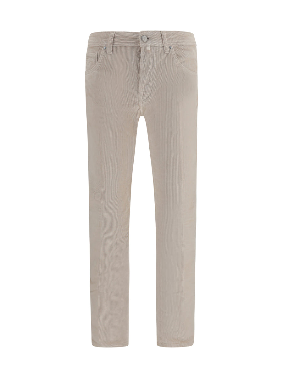 Jacob Cohen 78% Cotton trousers in beige