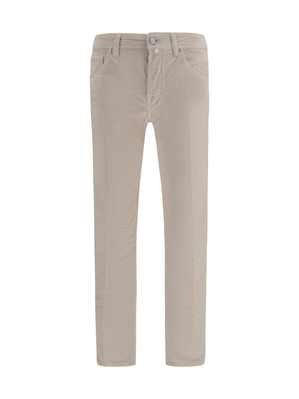 Jacob Cohen 78% Cotton trousers in beige