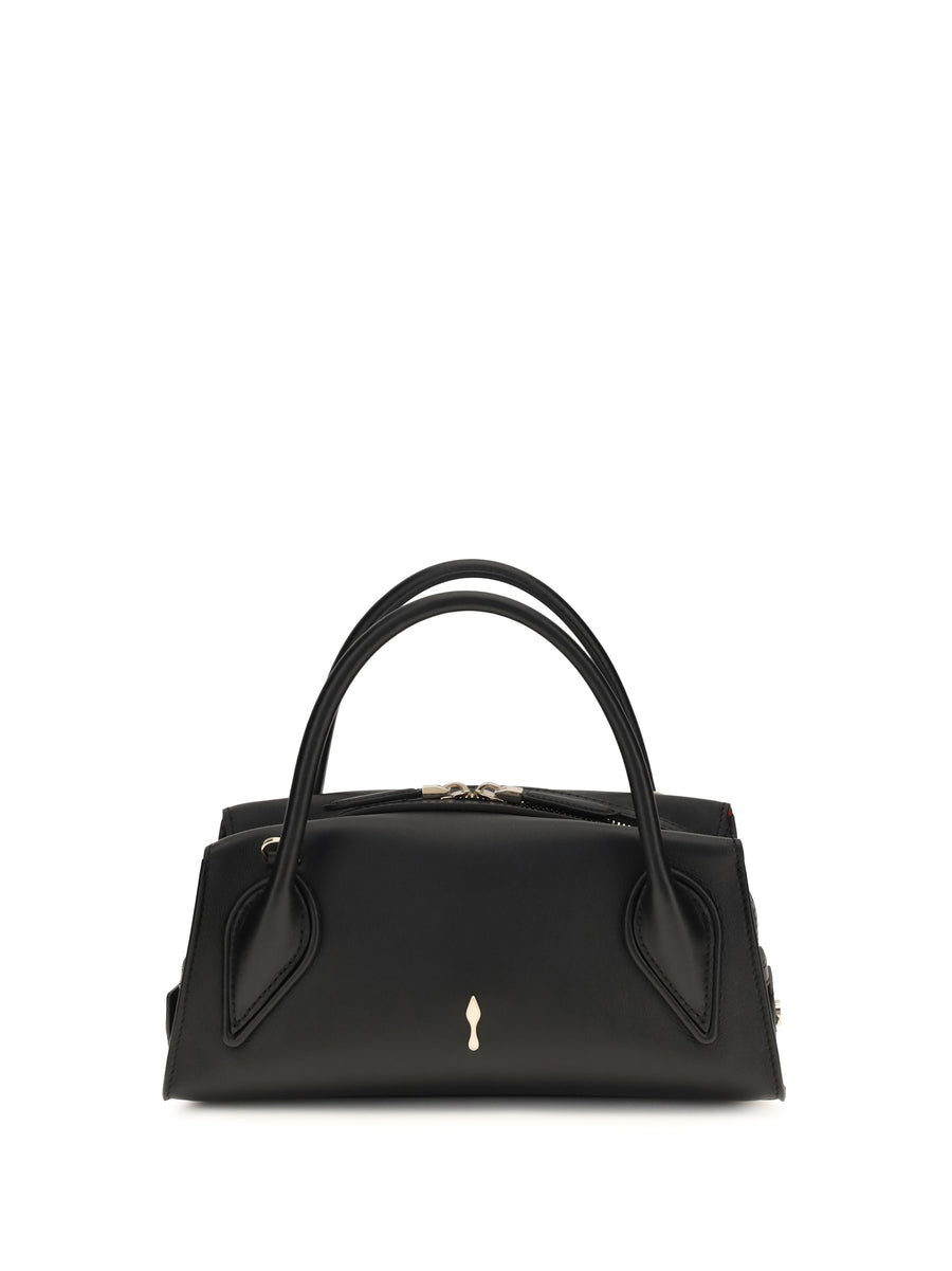 Christian Louboutin 100% calf leather Bos Taurus shoulder bag in black