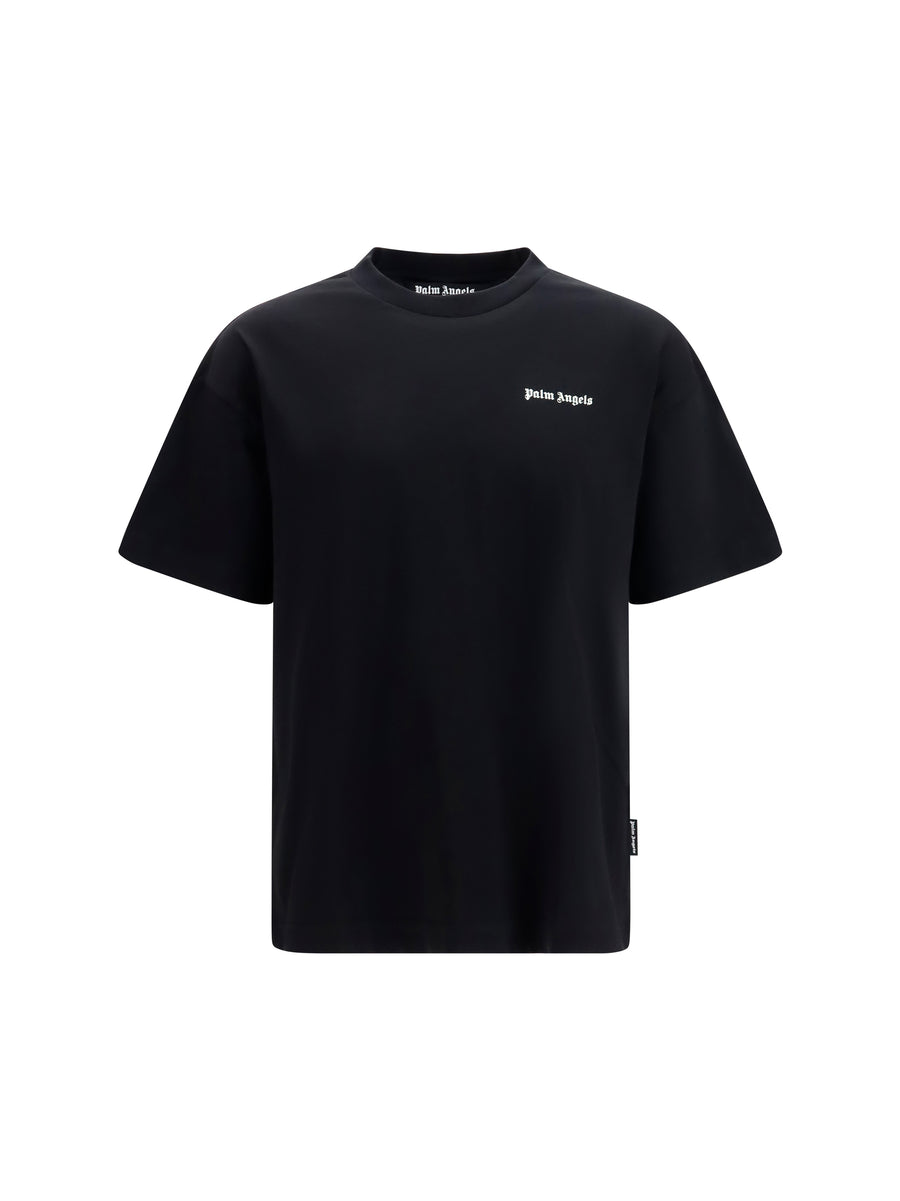 Palm Angels 100% Cotton t-shirt in black