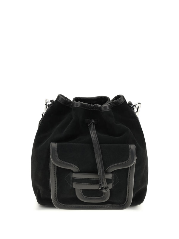 Pierre Hardy 100% calf leather (Bos Taurus) bucket bag in black
