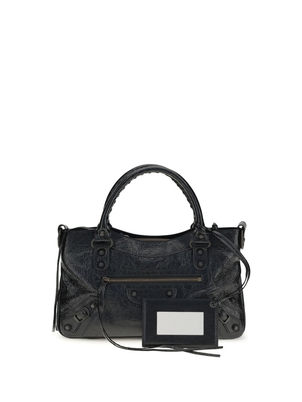 Balenciaga 90% lamb leather shoulder bag in black
