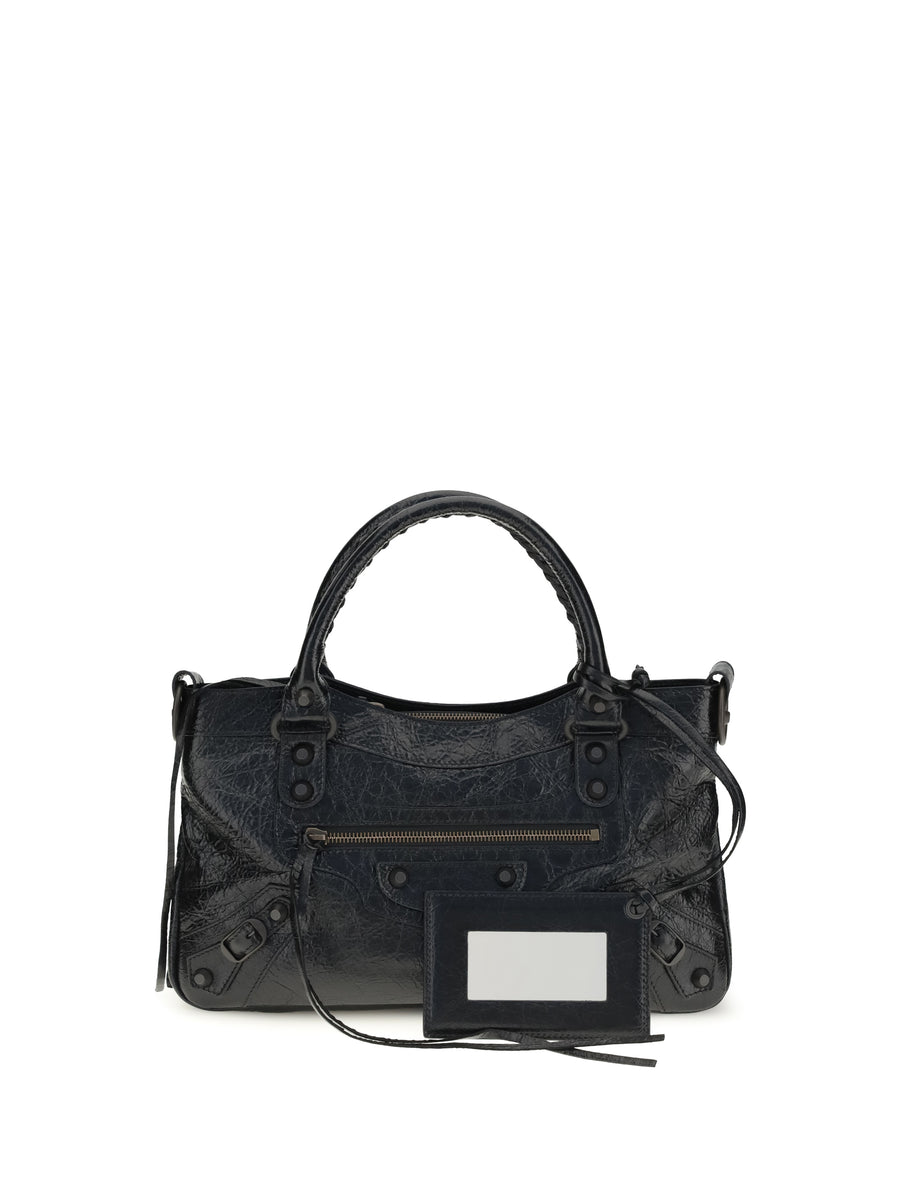 Balenciaga 90% lamb leather shoulder bag in black