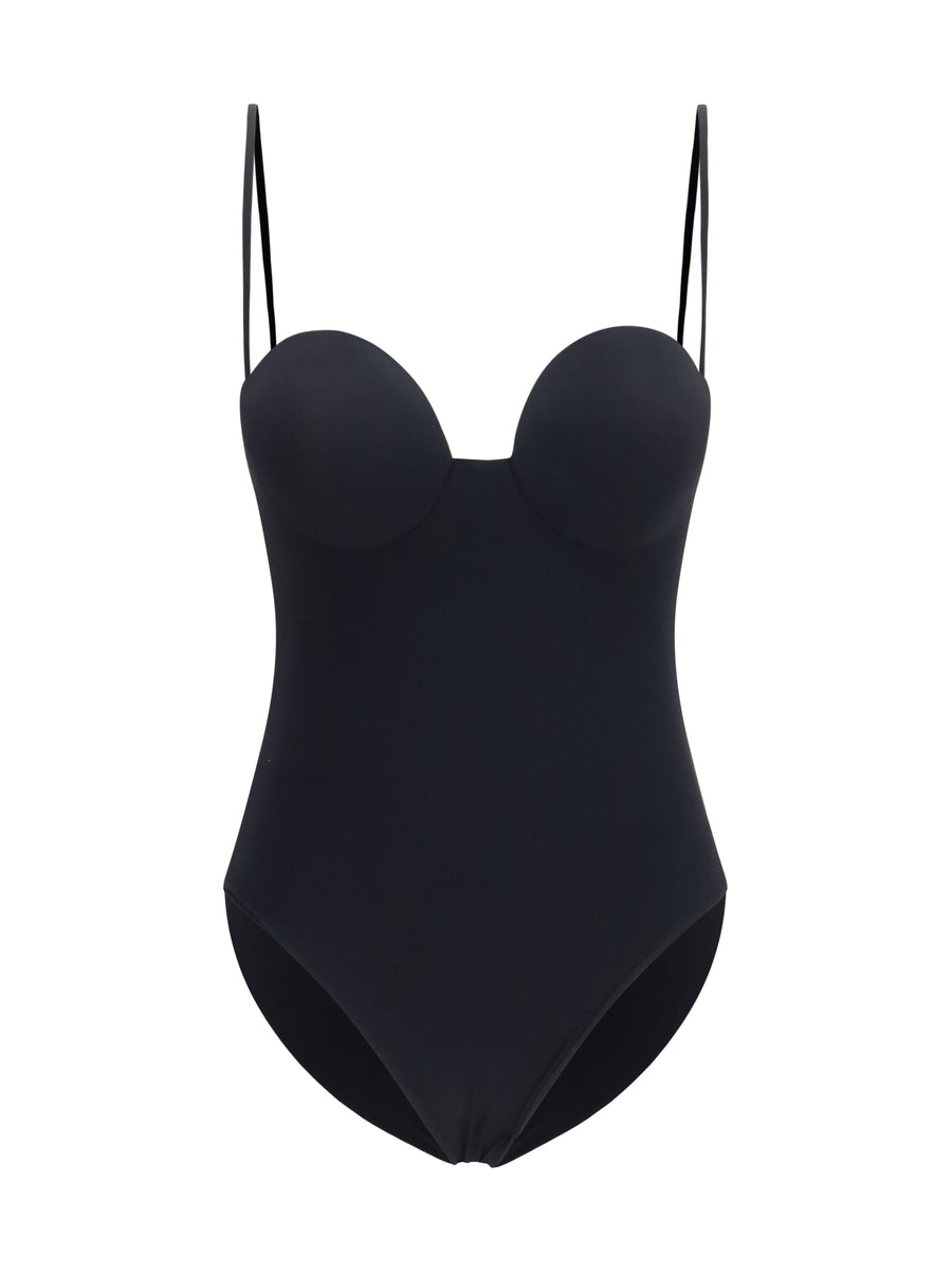 Magda Butrym 75% polyamide swimsuit in black