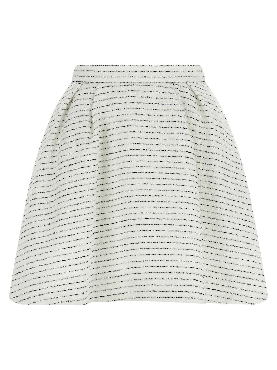 Alessandra Rich Wheel Skirt — Ivory