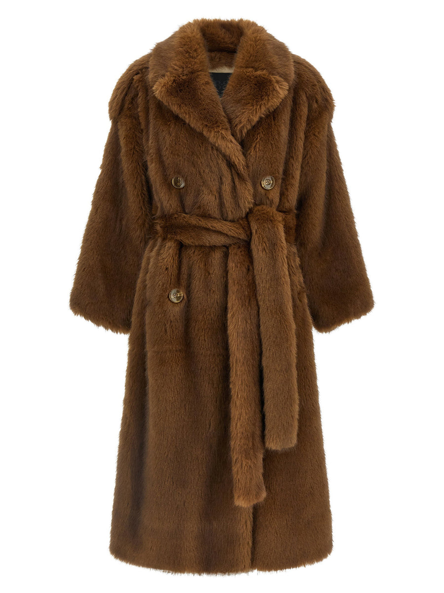 B&B Couture Farrah Coat — Caramel
