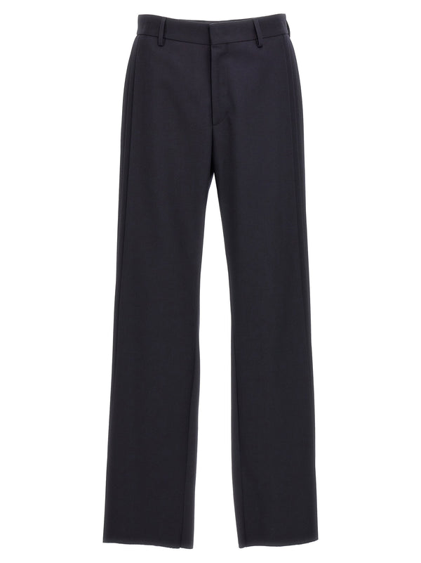 Fendi صوف فستان كريب بنطلون — أسود
