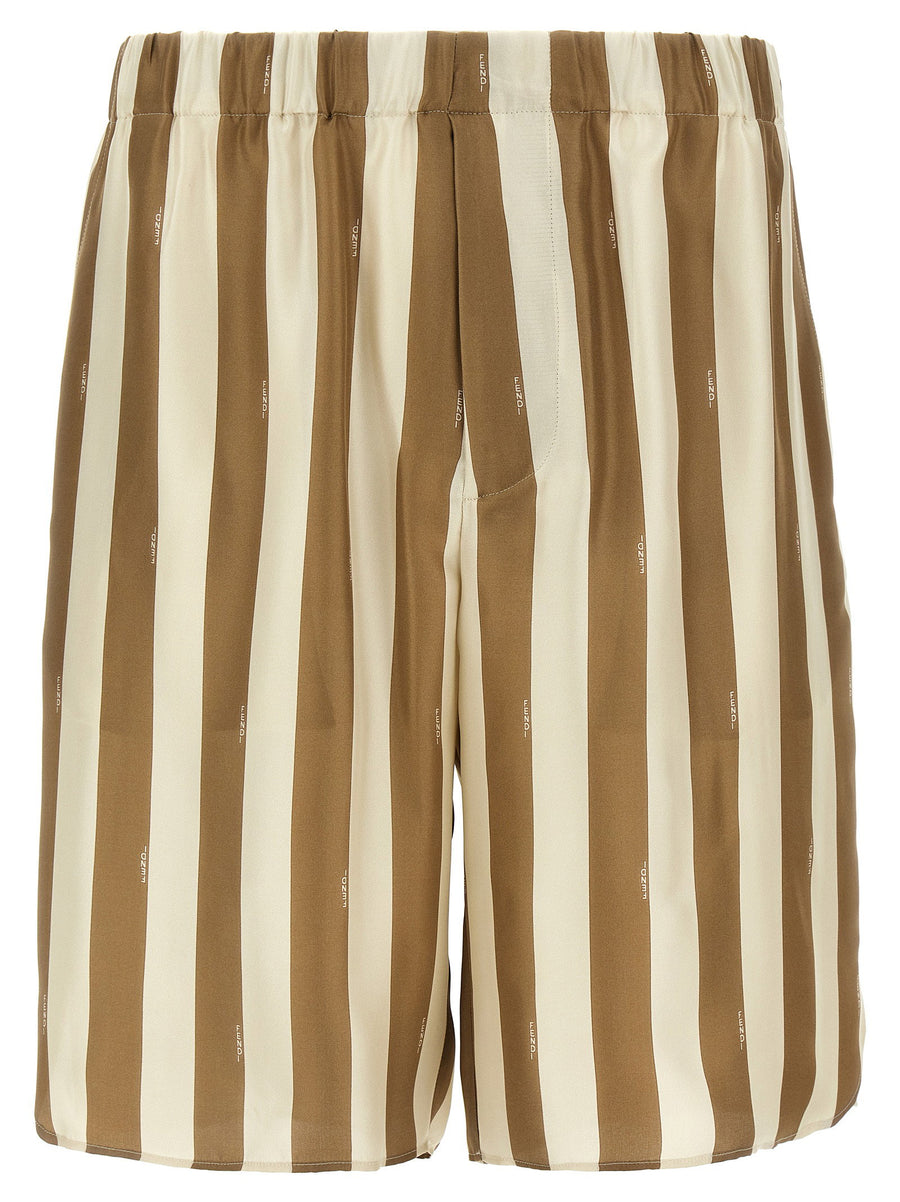 Fendi Pequin Bermudas — Camel