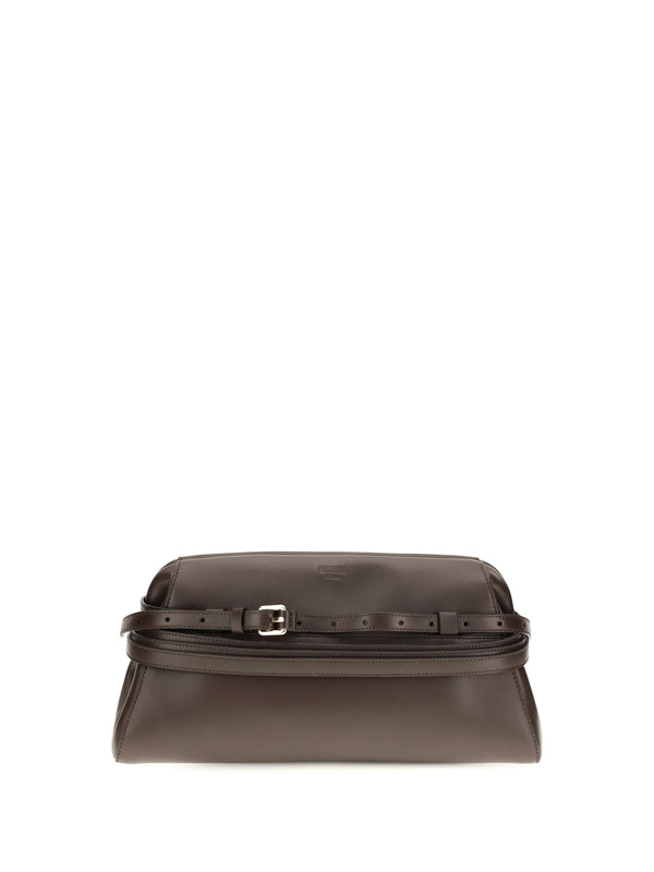 Handbag Nappa Nero Cioccolato Shoulder Bags