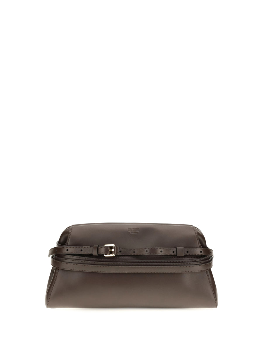 Handbag Nappa Nero Cioccolato Shoulder Bags