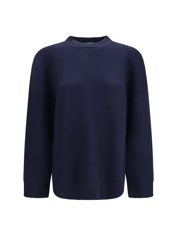 Prada 100% fleece wool ovis aries sweater in navy