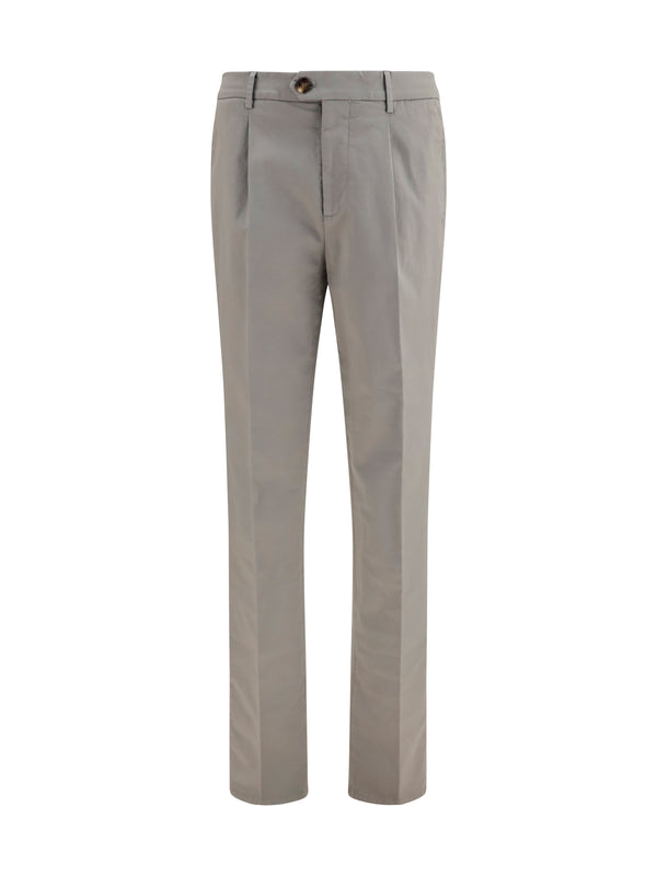 Brunello Cucinelli 97% Cotton; 3% Elastane chino pants in gray