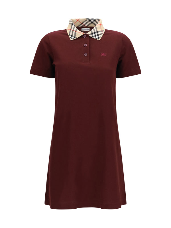Burberry 100% Cotton dress in red