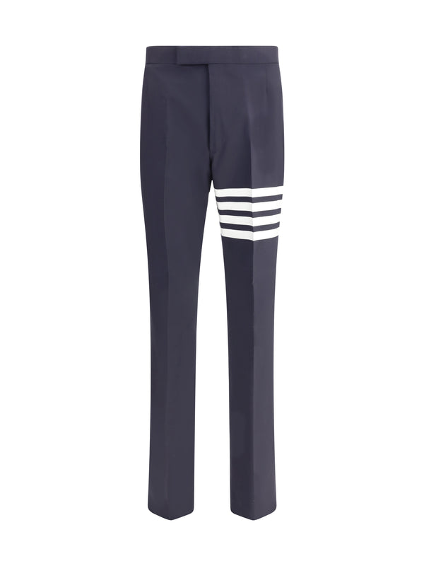 Thom Browne 100% Wool Ovis Aries trousers in navy