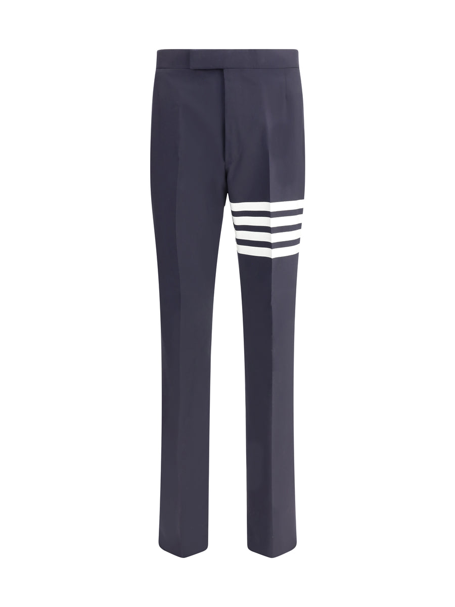 Thom Browne 100% Wool Ovis Aries trousers in navy