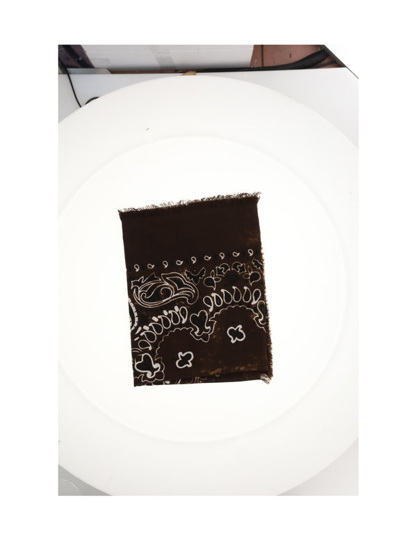 Jil Quadra Bandan Scarf Brown