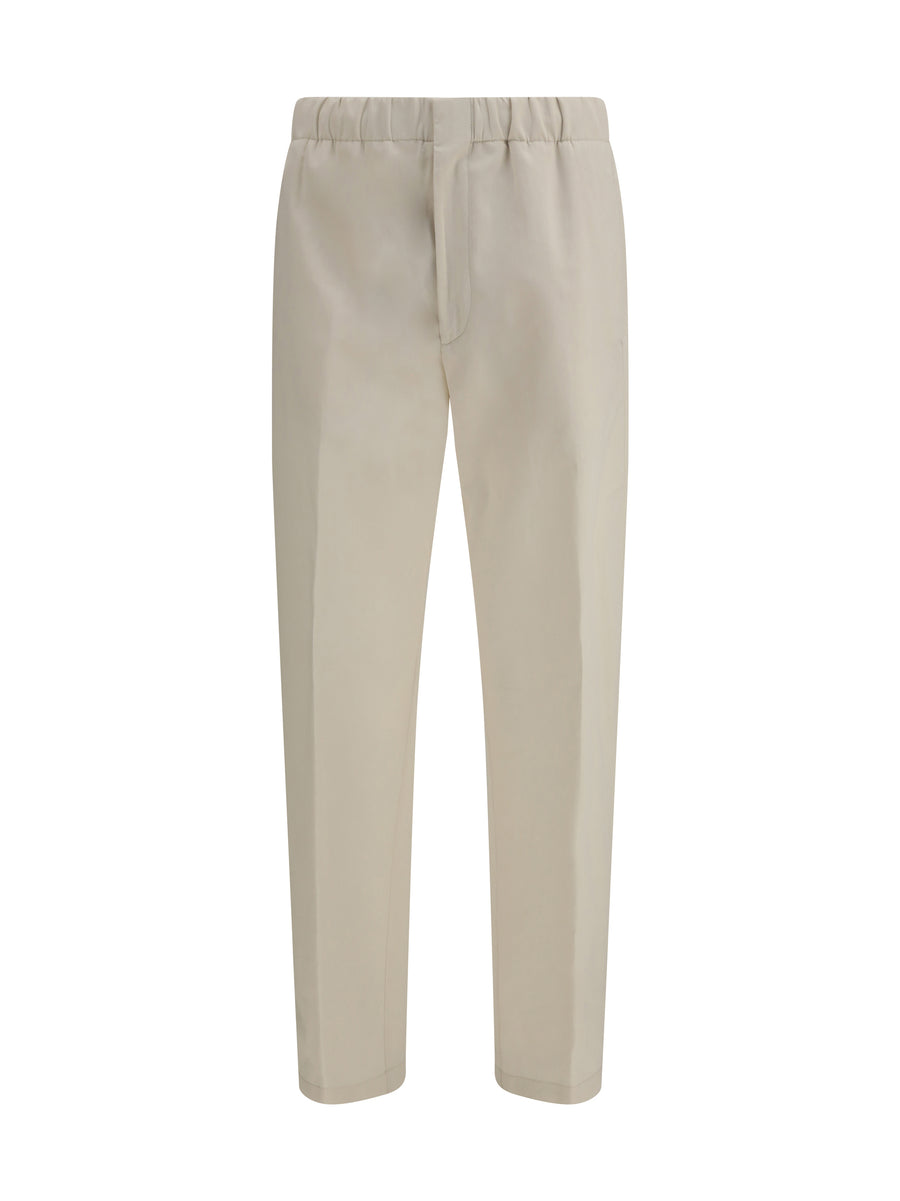 Lardini 100% Cotton trousers in beige