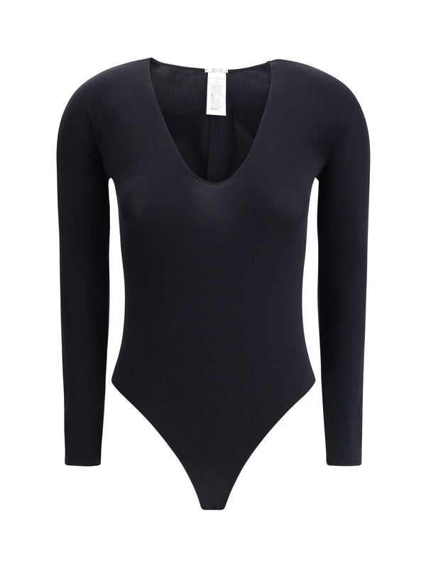 Wolford 87% Polyamide bodysuit in black