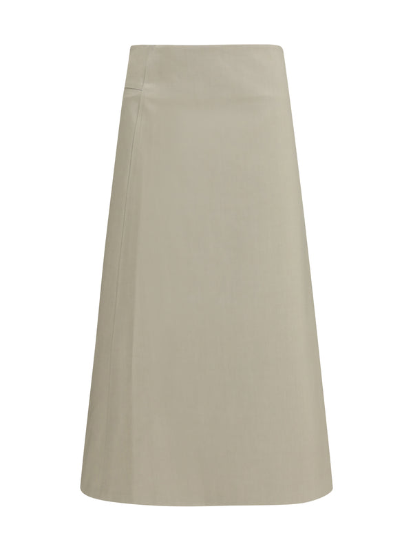 Rier 100% Cotton skirt in beige
