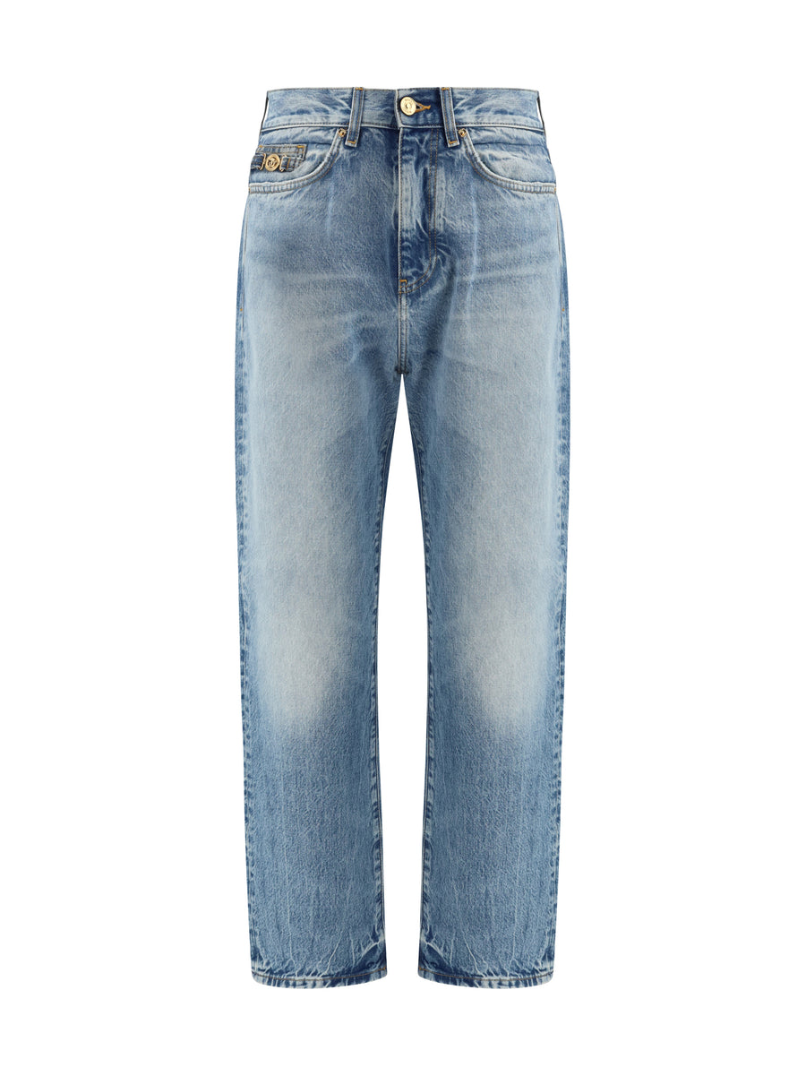 Versace 100% cotton jeans in blue