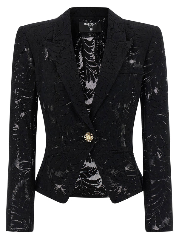 Balmain دانتيل بليزر