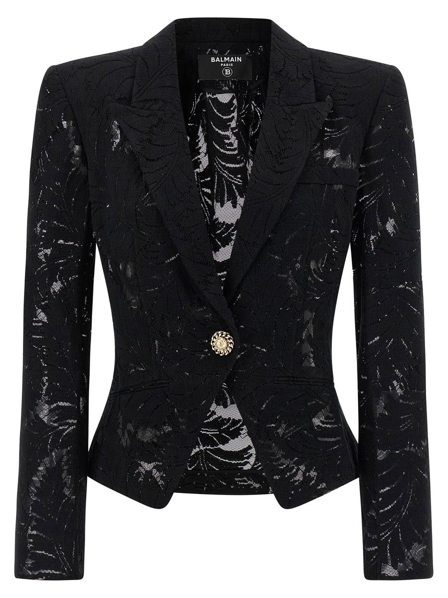 Balmain دانتيل بليزر