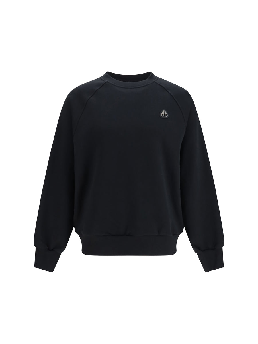 Moose Knuckles 32% Polyester; 68% Cotton sweatshirt in black