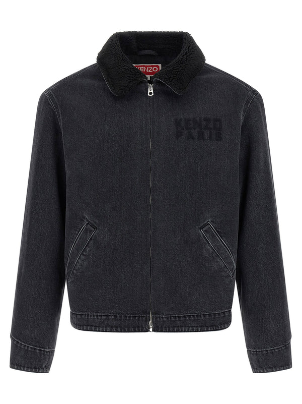 Kenzo Happy Tiger جاكيت — أسود