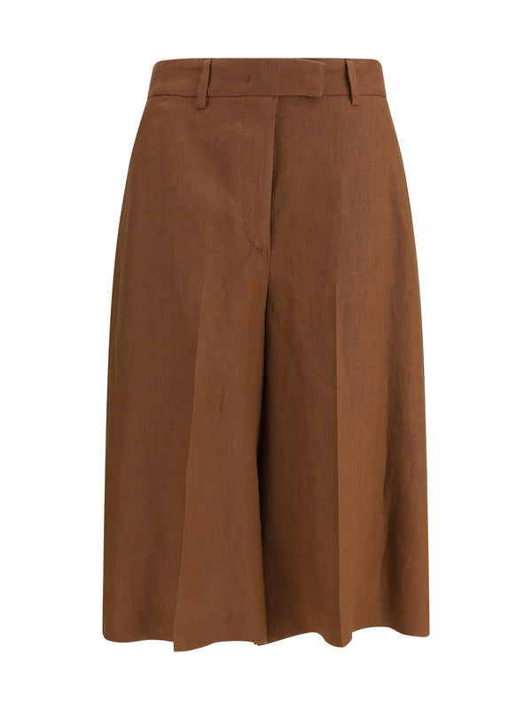 Lardini 64% Viscose; 36% Other Fibres bermuda shorts in brown
