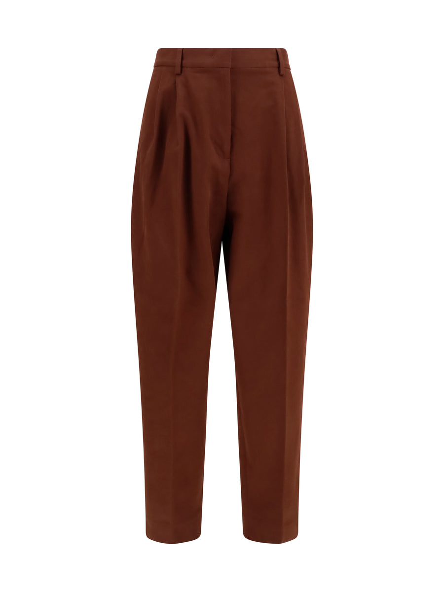 Fabiana Filippi 98% Cotton; 2% Elastane trousers in brown