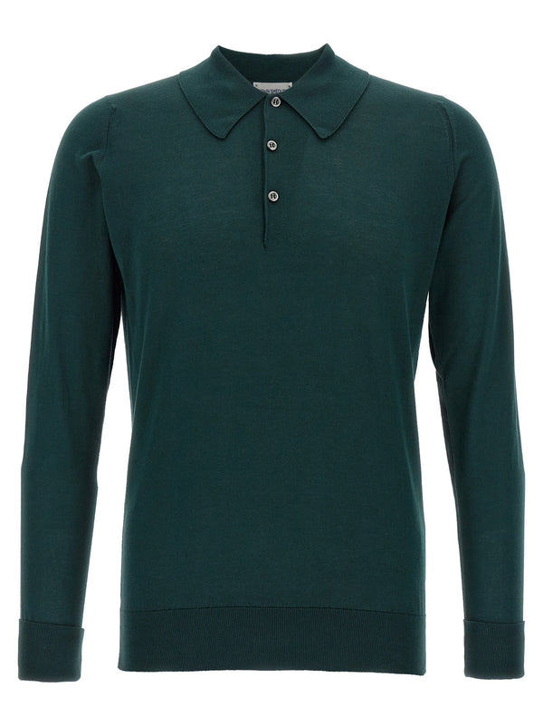 John Smedley Finchley Polo — Teal