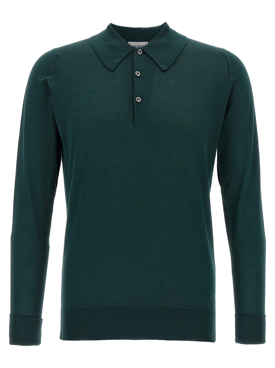 John Smedley Finchley Polo — Teal