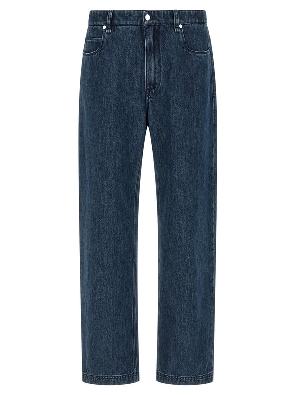 Fendi Cotton denim jeans in blue
