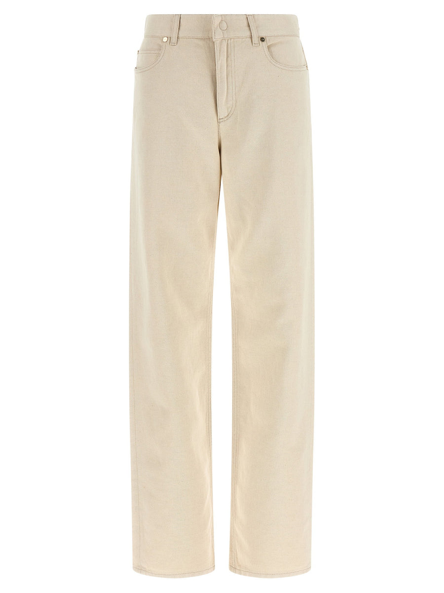 Fendi FF Reverse Jeans — Cream