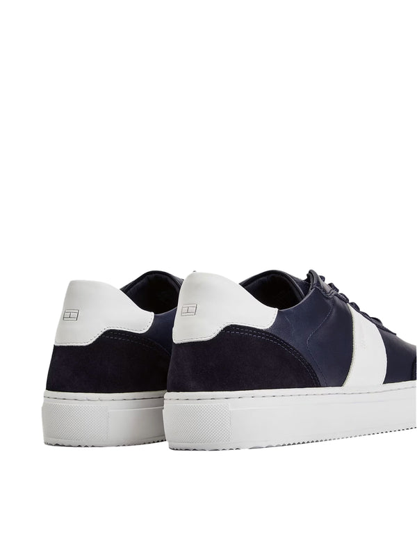 Tommy Hilfiger Leather sneaker in navy