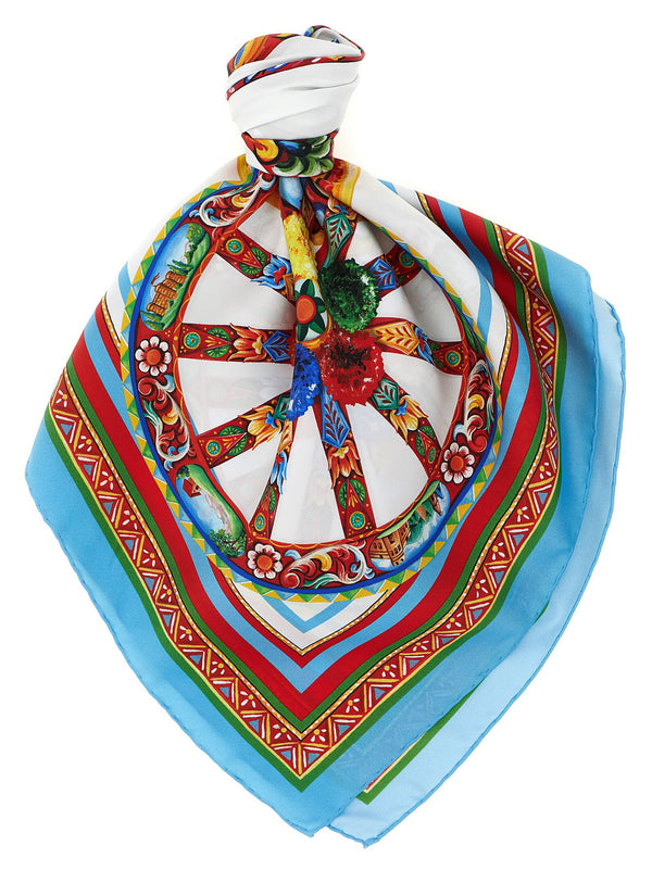 Dolce & Gabbana كارريتو وشاح — أزرق