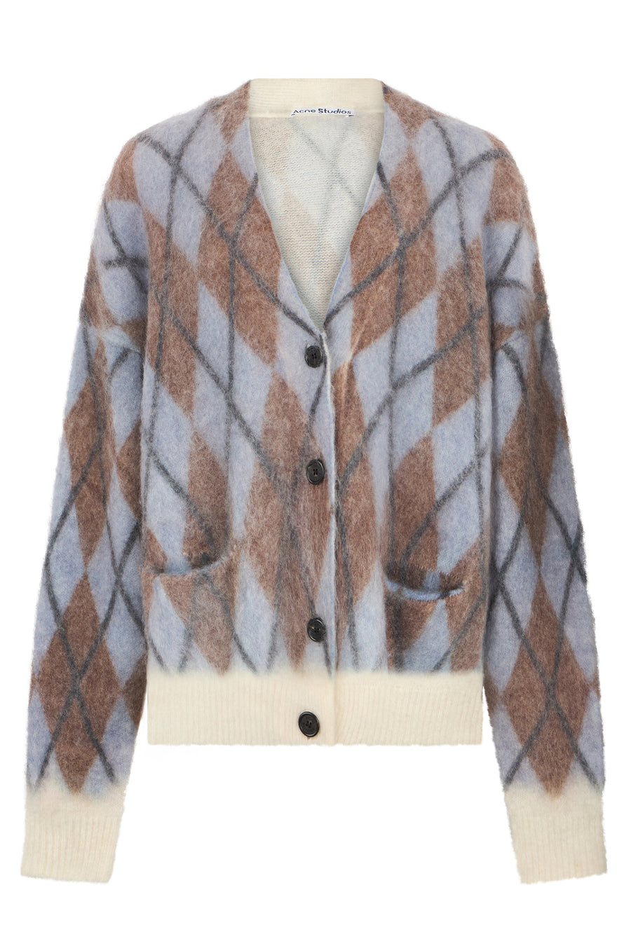 Cardigan Mohair Blend Light Blue Cardigans