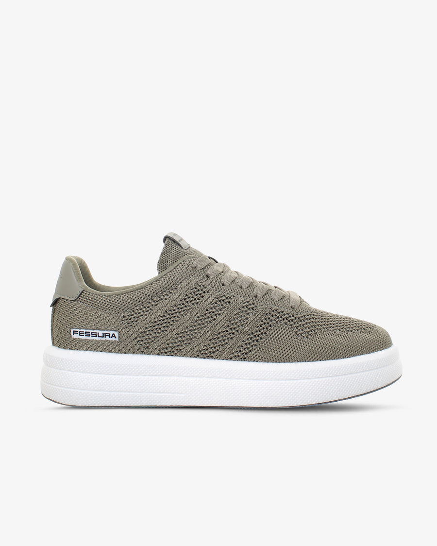 Fessura Italia Lycra flyknit sneaker in beige