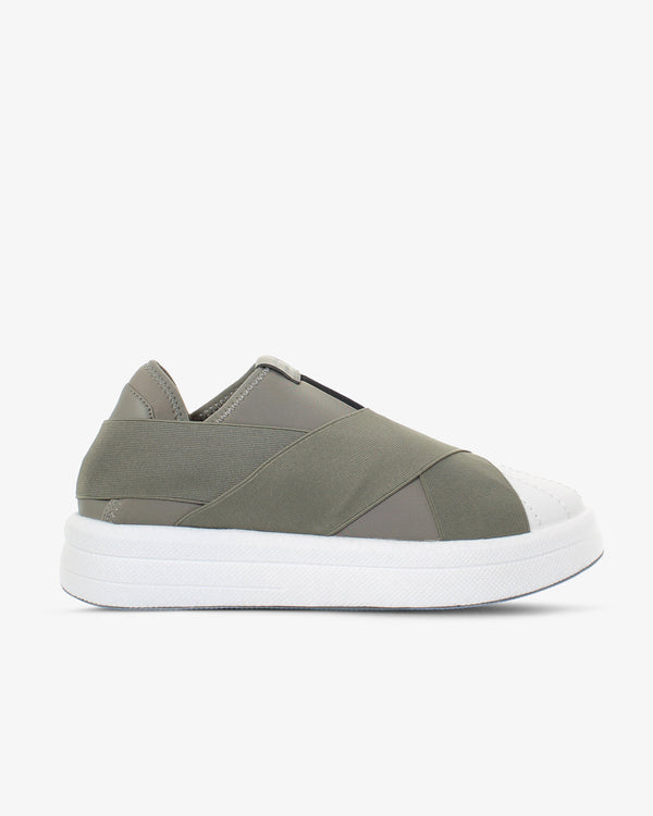Fessura Italia Lycra flyknit upper sneaker in gray
