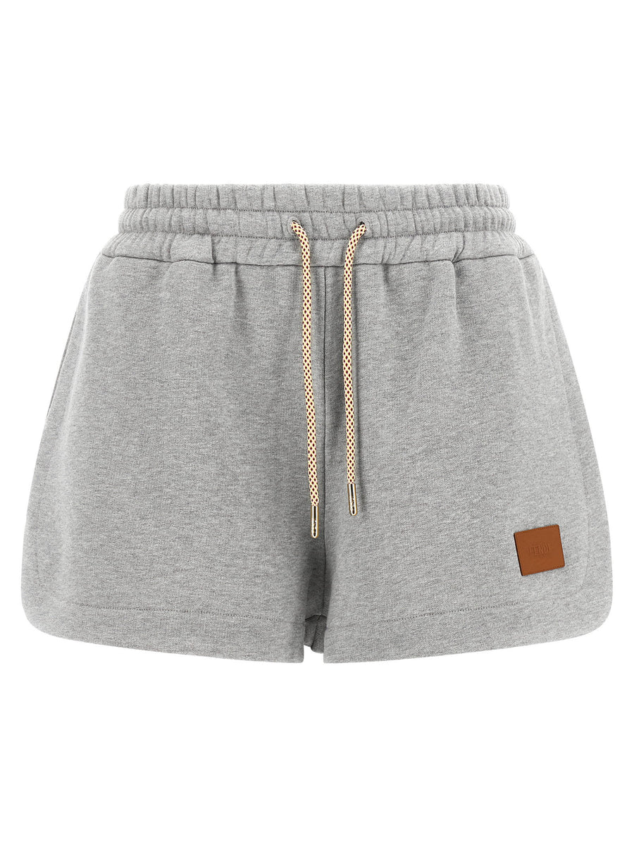 Fendi Essentia Shorts — Gray