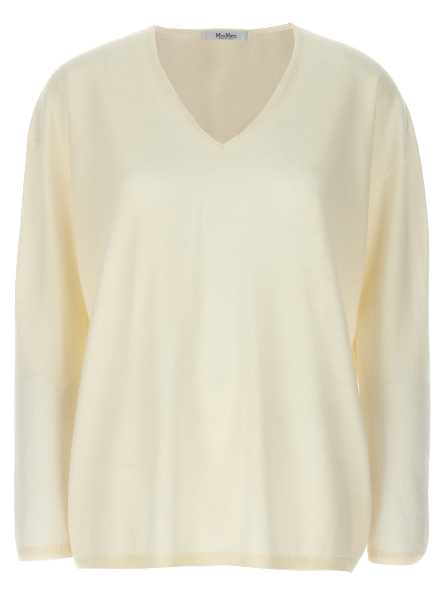 Max Mara Freccia Sweater — Cream