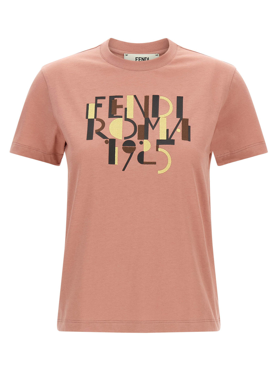Fendi Roma T-shirt — Rose